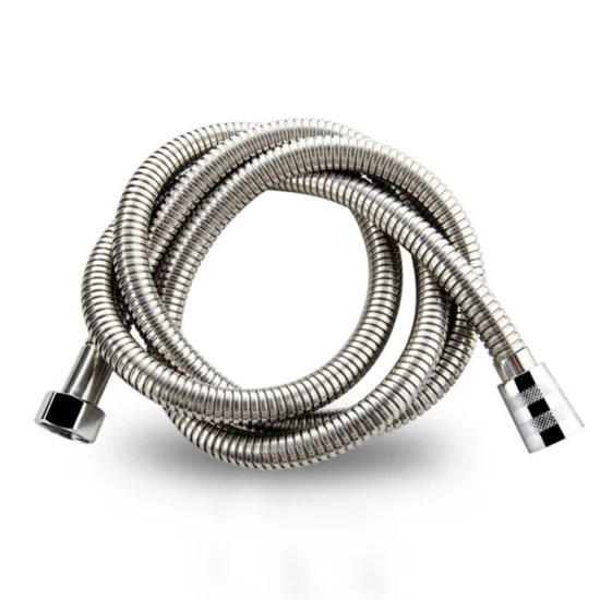 High Quality Chrome Pull-out Braided Double Lock Shower Hose Pipe Toilet Bathroom Stainless Steel Flexible Hose