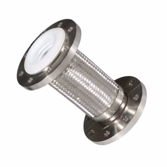 Stainless Steel Single Wire Braided Corrugated Flexible Metal Hose/Pipe with Fitting for Construction