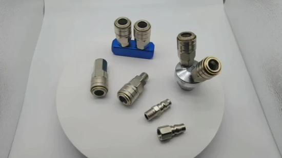 SA Made in China Quick Connector Hose Push in Steel Fitting Metal Coupler